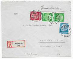 München, Einschreiben 1933 Nach Berlin - Cartas & Documentos