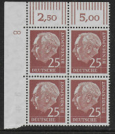 Bund: MiNr. 186 DKZ 8, Postfrisch, **, Leichter Bug - Unused Stamps