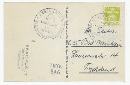 Ansichtskarte Mit 2 Postlern, 1965 Von Kopenhagen Nach Bad Nauheim - Sonstige & Ohne Zuordnung