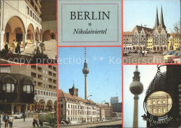 72069395 Berlin Nikolaiviertel Teilansichten Fernsehturm Rathaus Am Marstall Bor - Andere & Zonder Classificatie