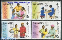 Bahamas 1994 Int. Family Year 4v, Mint NH, Nature - Science - Fishing - Education - Art - Books - Fishes