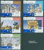 Poland 2005 European Capitals 5v, Mint NH, History - Nature - Religion - Europa Hang-on Issues - Horses - Churches, Te.. - Ongebruikt