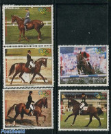 Paraguay 1988 Olympic Games 5v, Mint NH, Nature - Sport - Horses - Olympic Games - Paraguay