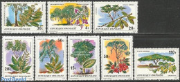 Rwanda 1979 Trees 8v, Mint NH, Nature - Trees & Forests - Rotary Club