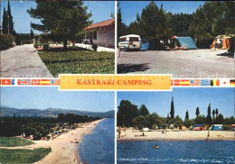 72069291 Assini Kastraki Camping Strandpartien Griechenland - Greece