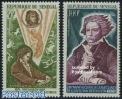 Senegal 1970 Beethoven 2v, Mint NH, Performance Art - Music - Musique