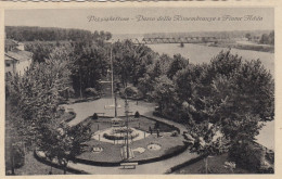 PIZZIGHETTONE-CREMONA-PARCO DELLE RIMEMBRANZE -FIUME ADDA-CARTOLINA NON VIAGGIATA 1930-1940 - Cremona