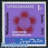 Germany, DDR 1973 Spendenmarke 1v (purple), Mint NH - Ongebruikt