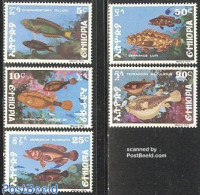 Ethiopia 1978 Fish 5v, Mint NH, Nature - Fish - Peces