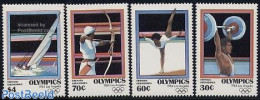 Grenada Grenadines 1984 Olympic Games 4v, Mint NH, Sport - Olympic Games - Sailing - Shooting Sports - Weightlifting - Voile