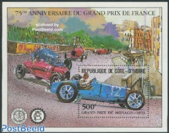 Ivory Coast 1981 Grand Prix De France 75th Anniversary S/S, Mint NH, Sport - Transport - Autosports - Sport (other And.. - Unused Stamps