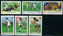 Jamaica 1999 Sports 6v, Mint NH, Nature - Sport - Horses - Boxing - Cricket - Football - Sport (other And Mixed) - Boxe