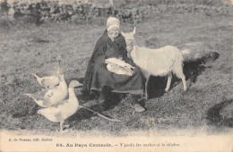 23-FOLKLORE DE LA CREUSE-VIEILLE ET SA CHEVRE-N 608-D/0073 - Autres & Non Classés