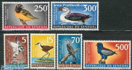 Senegal 1968 Definitives, Birds 6v, Mint NH, Nature - Birds - Ducks - Kingfishers - Senegal (1960-...)