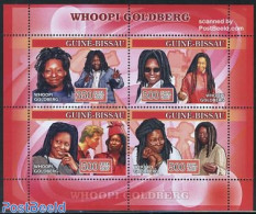 Guinea Bissau 2007 Whoopi Goldberg 4v M/s, Mint NH, Performance Art - Movie Stars - Actors