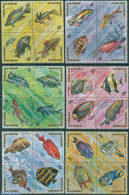 Burundi 1974 Fish 6x4v [+], Mint NH, Nature - Fish - Vissen