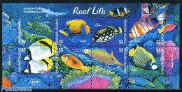 Marshall Islands 2000 Fish 8v M/s, Mint NH, Nature - Fish - Turtles - Poissons