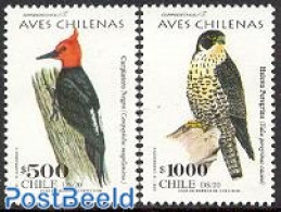 Chile 2003 Birds 2v, Mint NH, Nature - Birds - Birds Of Prey - Cile