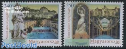 Hungary 2011 Gyogufurdo 2v, Mint NH, Sport - Swimming - Art - Sculpture - Ongebruikt