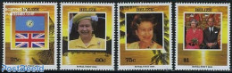 Belize/British Honduras 1994 Queen Visit 4v, Mint NH, History - Flags - Kings & Queens (Royalty) - Königshäuser, Adel
