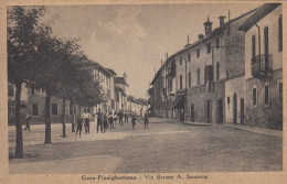 GERA PIZZIGHETTONE-CREMONA-VIA BARONE A. SMANCINI-CARTOLINA NON VIAGGIATA 1930-1940 - Cremona