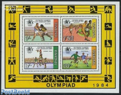 Tanzania 1984 Olympic Games Los Angeles S/s, Mint NH, Sport - Athletics - Basketball - Boxing - Football - Olympic Gam.. - Atletismo