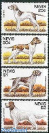 Nevis 1995 Dogs 4v, Mint NH, Nature - Dogs - St.Kitts And Nevis ( 1983-...)