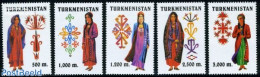 Turkmenistan 1999 Costumes 5v, Mint NH, Various - Costumes - Costumi