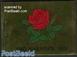 Switzerland 1972 Pro Juventute Booklet, Mint NH, Nature - Flowers & Plants - Roses - Stamp Booklets - Nuevos