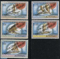 Aitutaki 1999 New Millennium 5v, Mint NH, Transport - Ships And Boats - Boten
