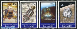 Bahamas 1999 Moonlanding 4v, Mint NH, Transport - Space Exploration - Other & Unclassified