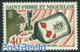 Saint Pierre And Miquelon 1967 Television 1v, Mint NH, Performance Art - Radio And Television - Télécom