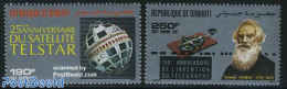 Djibouti 1987 Telecommunication 2v, Mint NH, Science - Transport - Telecommunication - Space Exploration - Telekom