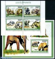 Togo 2010 Elephants 5v (2 S/s), Mint NH, Nature - Animals (others & Mixed) - Elephants - Togo (1960-...)