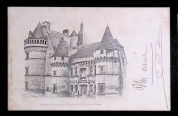 Cp, 86, Prinçay, Château De La Roche Du Maine, Dos Simple, Voyagée - Other & Unclassified