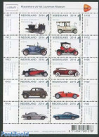 Netherlands 2014 Classic Automobiles 10v M/s, Mint NH, Transport - Automobiles - Art - Museums - Ungebraucht