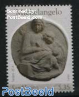 San Marino 2014 Michelangelo 1v, Mint NH, Art - Michelangelo - Sculpture - Nuovi