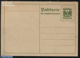 Austria 1925 Reply Paid Postcard 8/8g, Unused Postal Stationary - Lettres & Documents