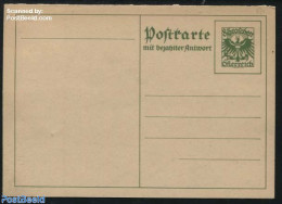 Austria 1925 Reply Paid Postcard 8/8g, Unused Postal Stationary - Cartas & Documentos