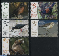 New Zealand 2017 Native Birds 5v, Mint NH, Nature - Birds - Birds Of Prey - Ducks - Parrots - Ungebraucht