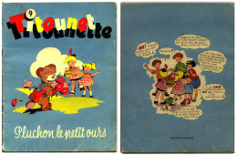 Vintage Livre Enfant : TITOUNET TITOUNETTE N° 9 "PLUCHON LE PETIT OURS" - 1959 - Editions Fleurus - Otros & Sin Clasificación