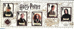 Great Britain 2018 Harry Potter 5v M/s S-a, Mint NH, Art - Children's Books Illustrations - Harry Potter - Unused Stamps