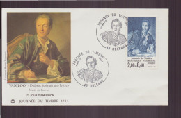 FRANCE FDC VAN LOO JOURNEE DU TIMBRE 17 MARS 1984 ORLEANS - 1980-1989