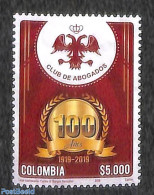 Colombia 2019 Lawyers Club 1v, Mint NH, Various - Justice - Colombie
