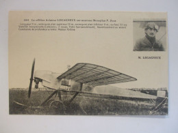 CPA Aviateur Legagneux  Sur Monoplan P. Zens - Piloten