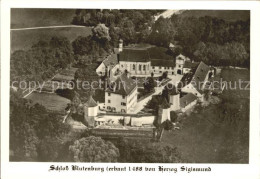 72067348 Obermenzing Schloss Blutenburg 15. Jhdt. Gotik Fliegeraufnahme Muenchen - München