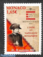 Monaco 2022 Monacofil 1v, Mint NH, History - Napoleon - Philately - Unused Stamps