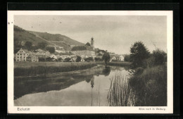 AK Eichstätt, Am Ufer Mit Blick Nach St. Walburg  - Eichstätt