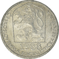 Monnaie, Tchécoslovaquie, 5 Haleru, 1988 - Czechoslovakia