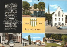 72067178 Brakel Westfalen Mineralbrunnen Kurhaus Strassenpartie Rathaus Brakel - Brakel